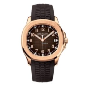 파텍필립 아쿠아넛 40mm 5167R-001 Rose Gold， Black Rubber Strap Brown Dial[3K]