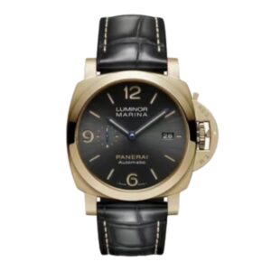 파네라이 루미노르 Marina 44mm PAM01115 Red gold Leather Strap Black Dial[VS]