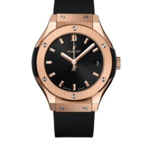 위블로 클래식퓨전 42mm 542.OX.1181.RX Rose gold Rubber Strap Black Dial[HB]