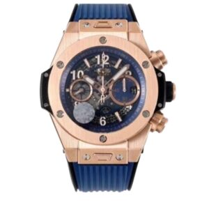 위블로 빅뱅 Unico 42mm 441.OX.5181.RX Rose Gold Blue Rubber Strap Blue Dial[BBF]
