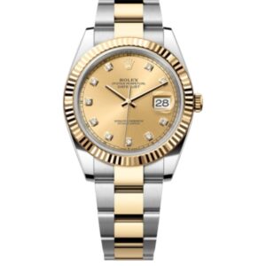 롤렉스 데이저스트 41mm Counterweight 126333-0011 Half Yellow Gold Champagne Diamond Dial[ARF]