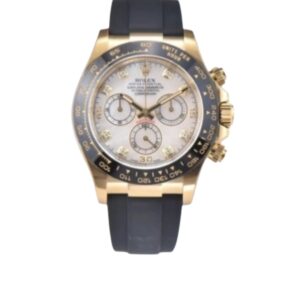 롤렉스 데이토나 40mm 116518LN Yellow Gold Rubber Strap Diamond Mop Mother Of Pearl Dial[CLEAN]