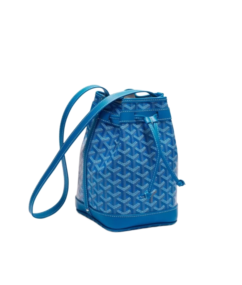 [프리미엄/해외배송]고야드 쁘띠 플로 버킷 백(블루)