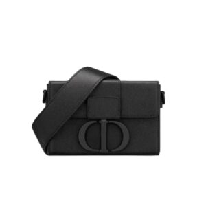 [탑티어/해외배송]디올 30 몽테뉴 박스 백(매트 블랙/그레인 카프스킨)