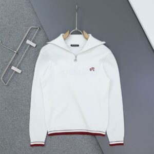 [국내배송]말본 여성 클래식 이니셜 집업 스웨터