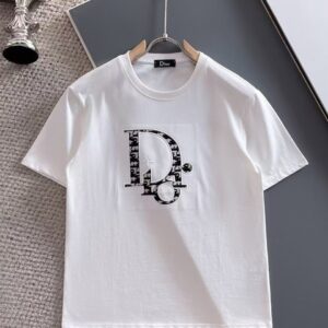 [국내배송]디올 엠보 로고 반팔 티셔츠