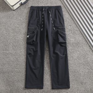 [국내배송]프라다 세미와이드 카고 밴딩팬츠