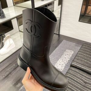 [국내배송]샤넬 수입 하이부츠 카프스킨 & 블랙
