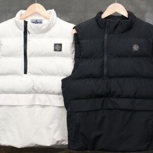 [국내배송]스톤아일랜드 캥거루주머니 지퍼 패딩 조끼