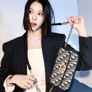 [고민시]dior 30 몽테뉴 애비뉴 백(블루/오블리크 자카드)