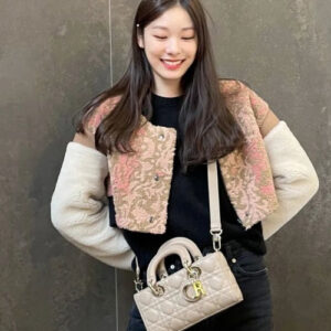 [김연아]dior 레이디 디조이 스몰 백(라떼/까나쥬/램스킨)