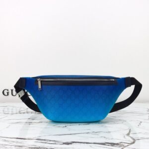 [국내배송]구찌 GG 블루 그라데이션 벨트백