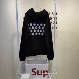 [국내배송]메종 마르지엘라 펀칭 로고 후드 티셔츠