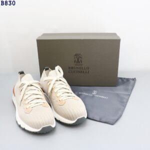 [국내배송]브루넬로 쿠치넬리 카프스킨 스웨이드 배스킷 스니커즈