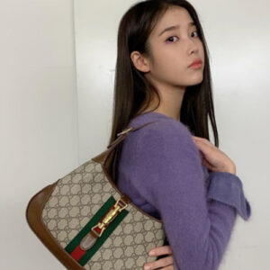 [아이유]gucci 재키 1961 스몰 호보백(GG수프림/브라운)