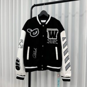 [국내배송]오프화이트 레아 바시티 봄버 자켓