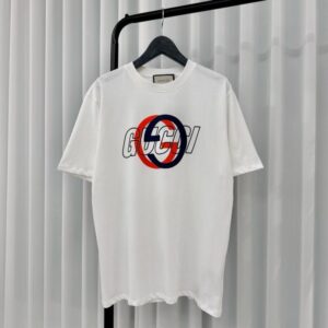 [국내배송]구찌 인터로킹G 프린트 코튼 저지 반팔 티셔츠