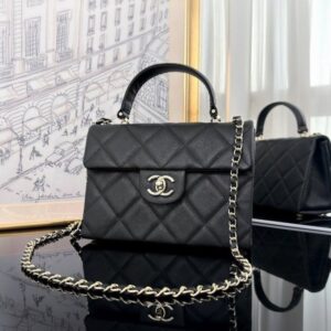 [국내배송]샤넬 CC로고 탑핸들 턴락 플랩백 AS4711