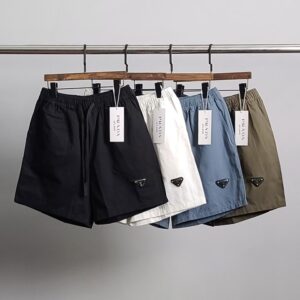 [국내배송]프라다 로고와펜 5부 팬츠