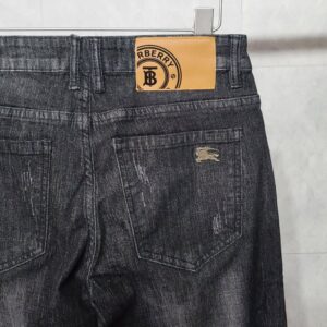 [국내배송]버버리 골드탭 흑 청바지