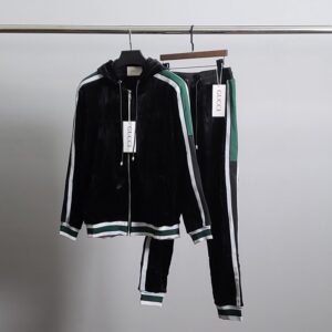 [국내배송]구찌 라인 벨벳 트레이닝 세트