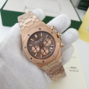 [국내배송]오데마피게 로얄오크 크로노 브라운 금장