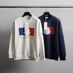 [국내배송]몽클레어 삼색 프린팅 코튼 맨투맨