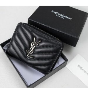 [국내배송]생로랑 모노그램 컴팩트 지퍼 어라운드 지갑