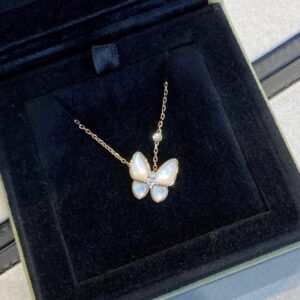 [국내배송]반클리프 Arpels Two Butterfly 시리즈 쇄골 목걸이(풀박스)