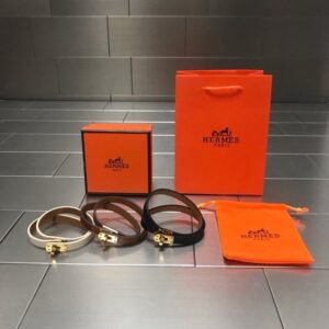 [국내배송]에르메스 가죽팔찌 미니 켈리 더블투어