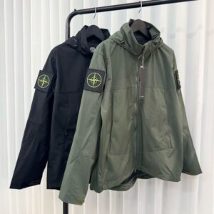 [국내배송]스톤아일랜드 더블 와펜 패치 바람막이