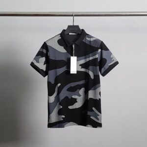 [국내배송]발렌티노 락스터드 카모 반팔 카라티