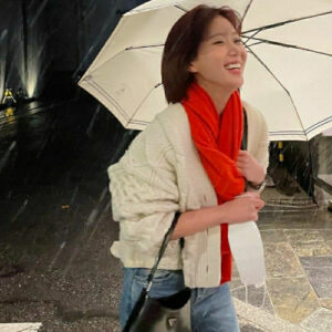 [임수향]prada 클레오 브러시드 레더 숄더백(블랙)