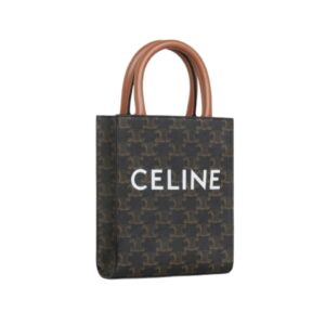 [프리미엄/해외배송]셀린느 커티컬 로고 카바스 미니(탠/트리옹프 캔버스)