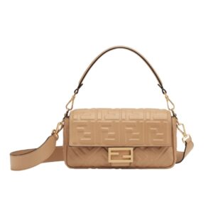 [프리미엄/해외배송]펜디 바게트 백 미디엄 FF(브라운)