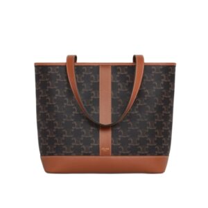 [프리미엄/해외배송]셀린느 카바스 백 스몰(탠/트리옹프 캔버스)