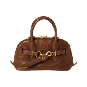 [프리미엄/해외배송]미우미우 아방뛰르 탑 핸들 백 스몰(오크)