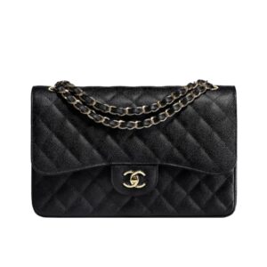 [탑티어/해외배송]샤넬 *정품가죽* 클래식 플랩백 라지(블랙/금장/캐비어)