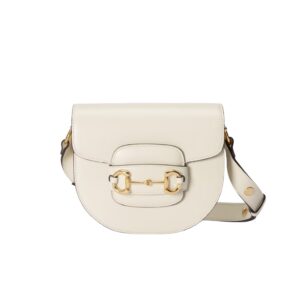 [프리미엄/해외배송]구찌 홀스빗 1955 라운드 미니백(화이트)